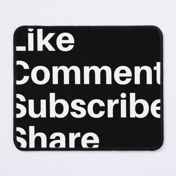 Item preview, Like Comment Subscribe Share designed and sold by CorneliaHyypia.