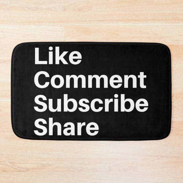 Item preview, Like Comment Subscribe Share designed and sold by CorneliaHyypia.