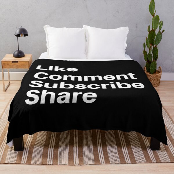 Item preview, Like Comment Subscribe Share designed and sold by CorneliaHyypia.