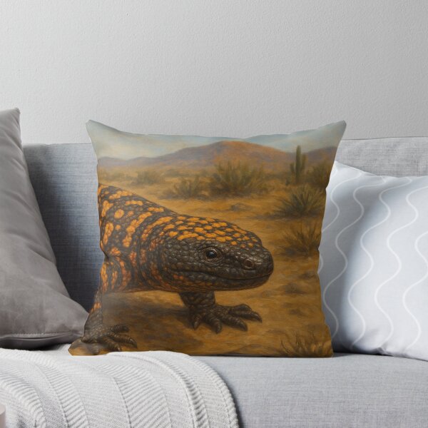 Item preview, Desert Gila Monster Illustration – Heloderma Suspectum Wildlife designed and sold by NocturnalNook.