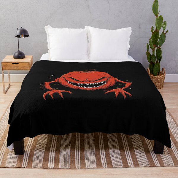 Item preview, Evil Demon Pumpkin – Creepy Halloween Monster Illustration designed and sold by Absyntart.