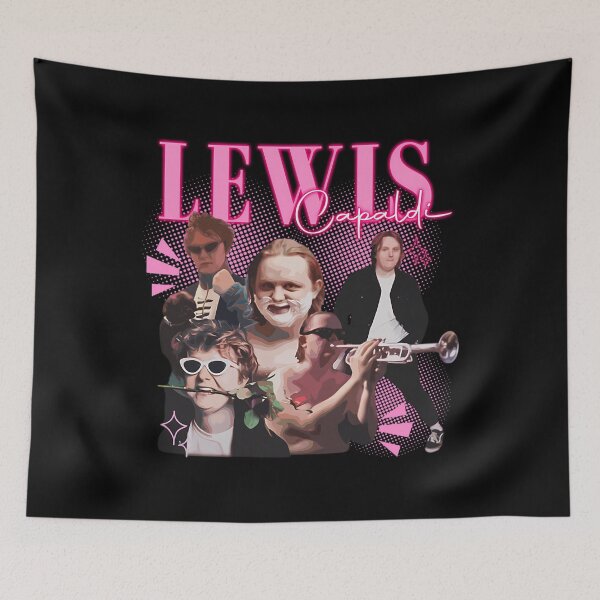 Item preview, Lewis Capaldi Y2K Pop Fan designed and sold by MarmiLacharite.