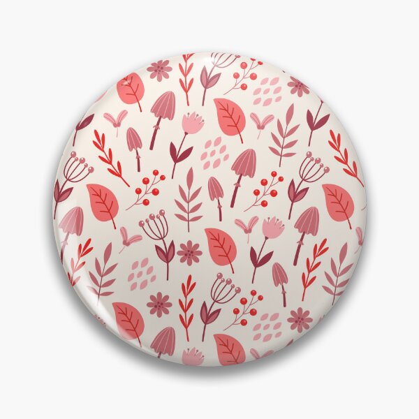 Item preview, Pink Botanical Floral Pattern designed and sold by QuietBloom80.