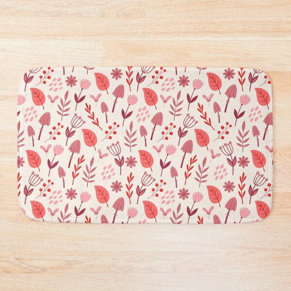 Item preview, Pink Botanical Floral Pattern designed and sold by QuietBloom80.