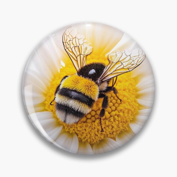 Item preview, Bee on White Daisy Flower, Close-up Bee on White Daisy Blossom, Bee on White Daisy Isolated for Nature Background, Environmental Education, Agriculture & Pollination designed and sold by MamaDong.
