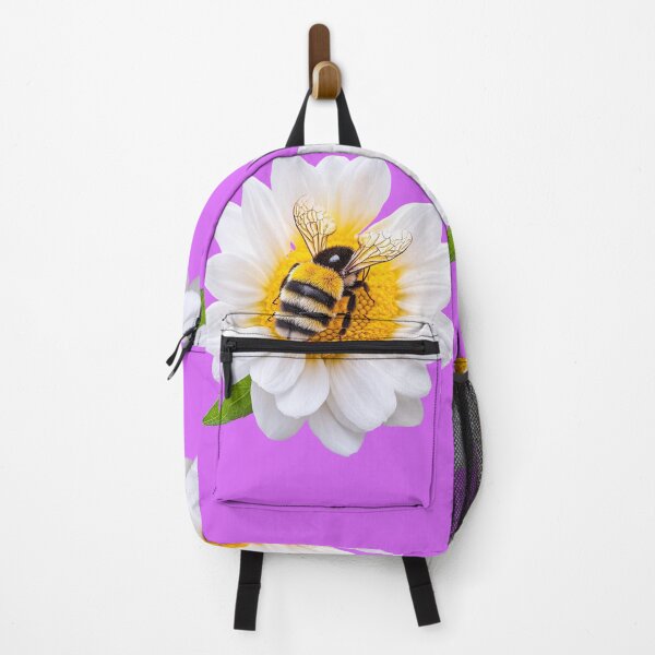 Item preview, Bee on White Daisy Flower, Close-up Bee on White Daisy Blossom, Bee on White Daisy Isolated for Nature Background, Environmental Education, Agriculture & Pollination designed and sold by MamaDong.