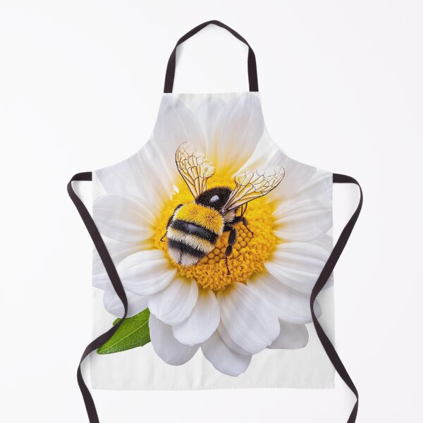 Item preview, Bee on White Daisy Flower, Close-up Bee on White Daisy Blossom, Bee on White Daisy Isolated for Nature Background, Environmental Education, Agriculture & Pollination designed and sold by MamaDong.
