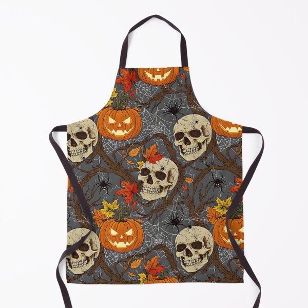 Item preview, Halloween Seem Less Pattern with Skulls designed and sold by Huskyyy Designs.