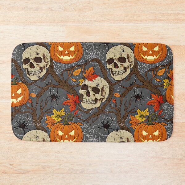 Item preview, Halloween Seem Less Pattern with Skulls designed and sold by Huskyyy Designs.