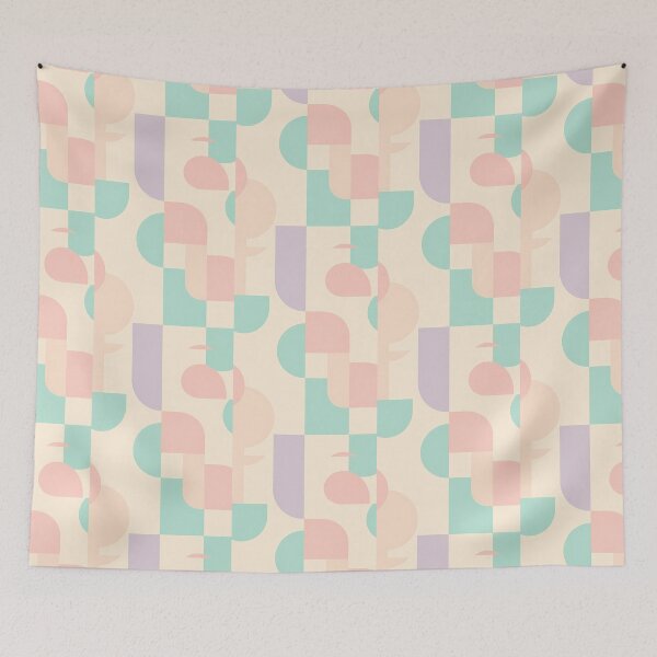 Item preview, Geometric Shapes, Abstract Pastel Modern, Light Theme,  Abstract Stylize, Repeated Texture Pattern (image size 8320x12480) designed and sold by Digital-Davinci.