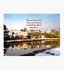 Topsham snow Photographic Print