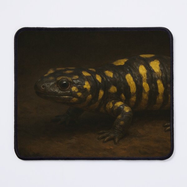 Item preview, Tiger Salamander Illustration – Ambystoma mavortium Wildlife designed and sold by NocturnalNook.