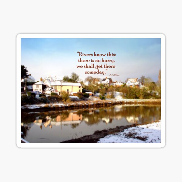 Topsham snow Sticker