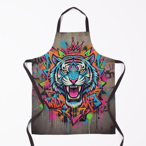 Item preview, Wild Urban Roar - Neon Graffiti Tiger King designed and sold by Kash3f.