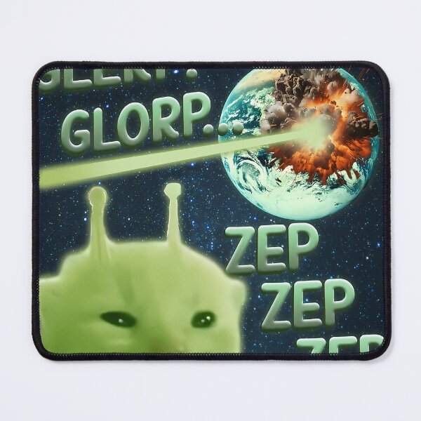 Item preview,  Glorp Funny Alien Cat Brainrot Meme designed and sold by ChanniVernadeau.