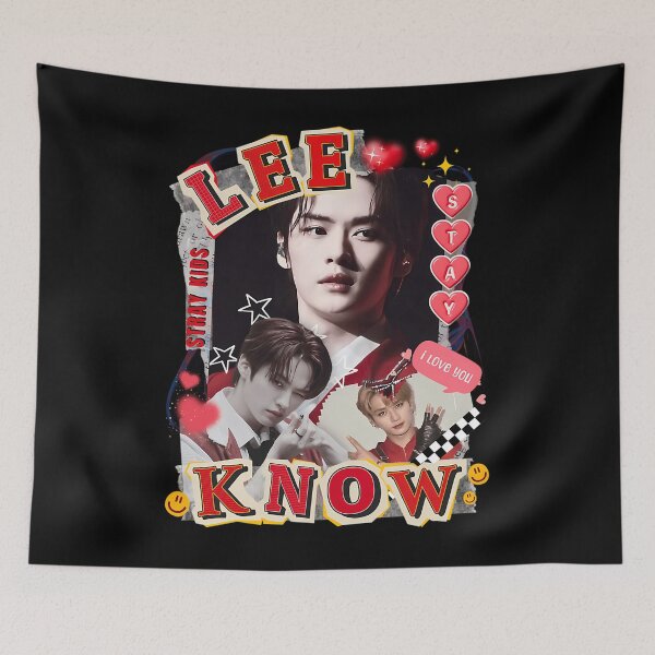 Item preview,  Lee Know Stray Kids Collage Art designed and sold by MarmiLacharite.