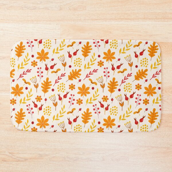 Item preview, Autumn Foliage and Berries Pattern designed and sold by QuietBloom80.