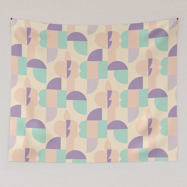 Item preview, Geometric Shapes, Abstract Pastel Modern, Light Theme,  Abstract Stylize, Repeated Texture Pattern (image size 8320x12480) designed and sold by Digital-Davinci.