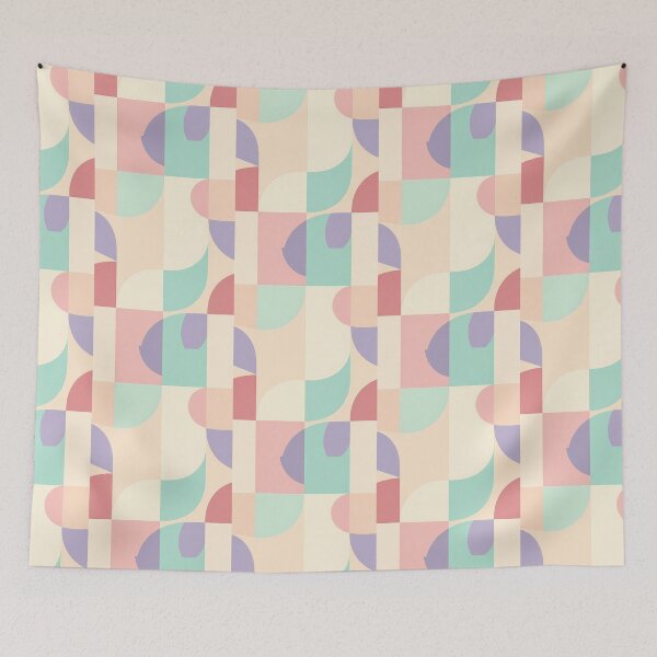 Item preview, Geometric Shapes, Abstract Pastel Modern, Light Theme,  Abstract Stylize, Repeated Texture Pattern (image size 8320x12480) designed and sold by Digital-Davinci.