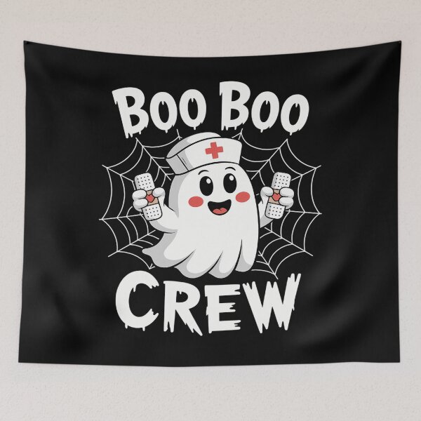 Item preview, Boo Boo Crew Ghost Nurse Girls Funny Halloween designed and sold by JonBarnes22.
