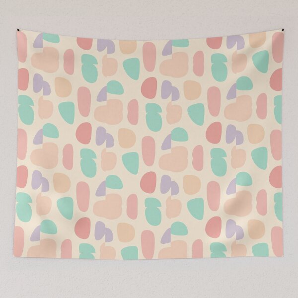 Item preview, Geometric Shapes, Abstract Pastel Modern, Light Theme,  Abstract Stylize, Repeated Texture Pattern (image size 8320x12480) designed and sold by Digital-Davinci.