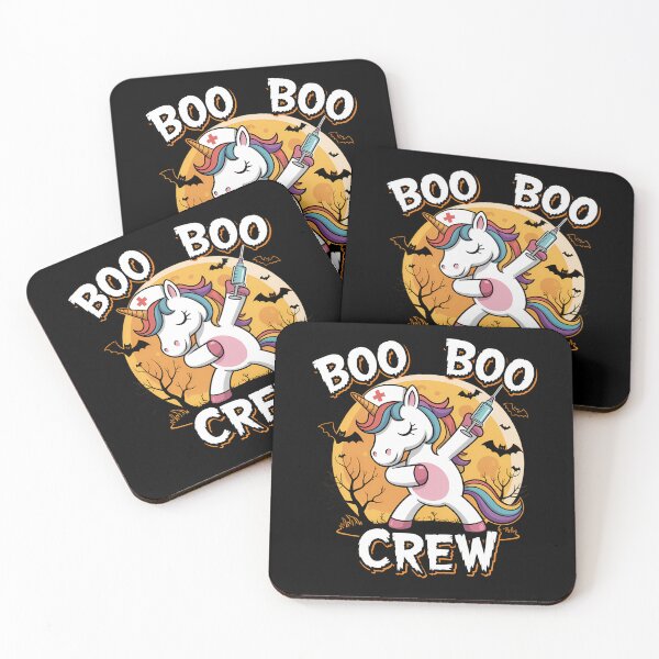 Artikelvorschau, Boo Boo Crew Ghost Nurse Einhorn Halloween Custome Nursing entworfen und verkauft von JonBarnes22.