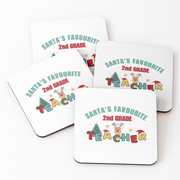 Item preview, Santa’s Favourite 2nd Grade Teacher designed and sold by DixieGirlStudio.