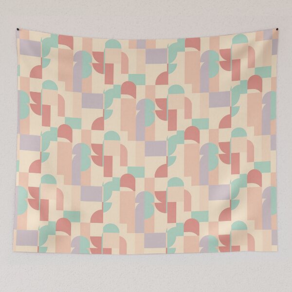 Item preview, Geometric Shapes, Abstract Pastel Modern, Light Theme,  Abstract Stylize, Repeated Texture Pattern (image size 8320x12480) designed and sold by Digital-Davinci.