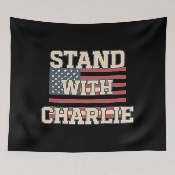 Item preview, Stand With Charlie Kirk Free Speech Support designed and sold by MarkoPohtamo.