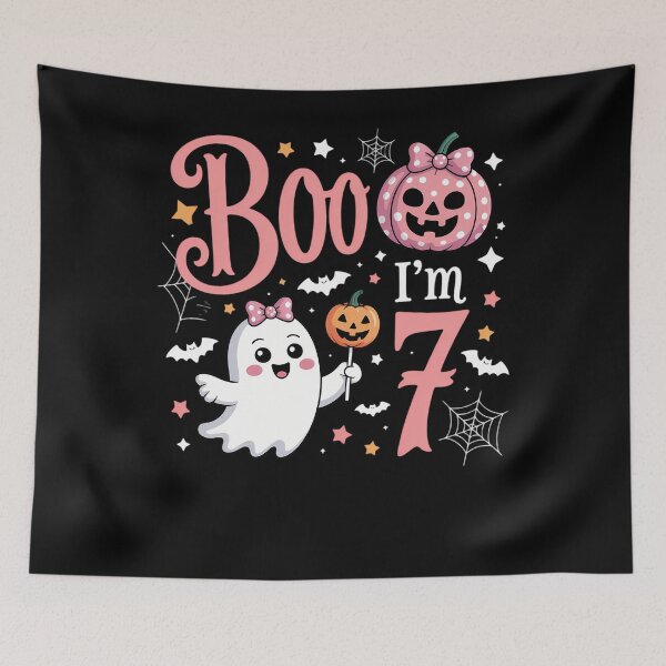 Item preview, Boo I'm Seven Ghost Seventh 7th Birthday Halloween designed and sold by JulienAureo.