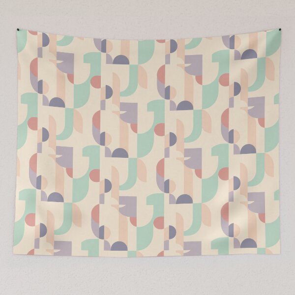 Item preview, Geometric Shapes, Abstract Pastel Modern, Light Theme,  Abstract Stylize, Repeated Texture Pattern (image size 8320x12480) designed and sold by Digital-Davinci.