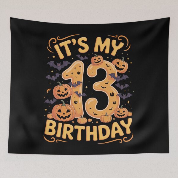 Item preview, Boo It's My 13th Birthday Halloween Pumpkin 13 Years Old designed and sold by JulienAureo.
