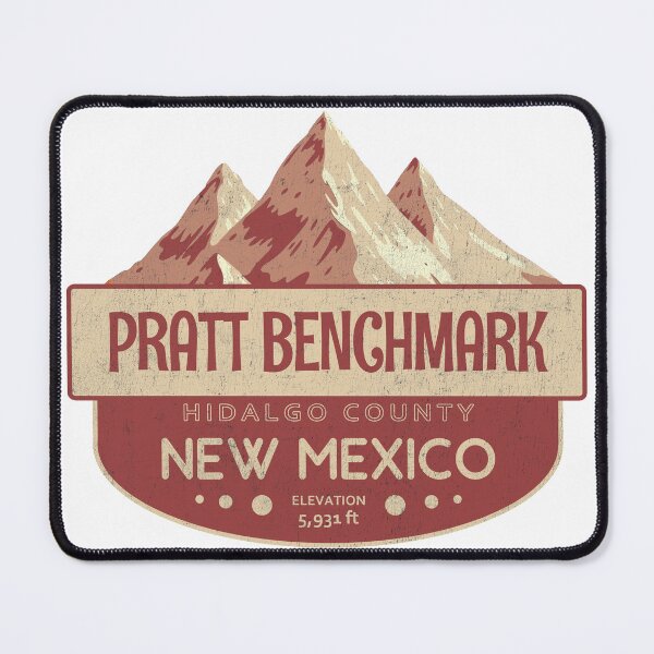 Item preview, Pratt Benchmark, Hidalgo County, New Mexico, Mountain Design designed and sold by Wanderful-roads.
