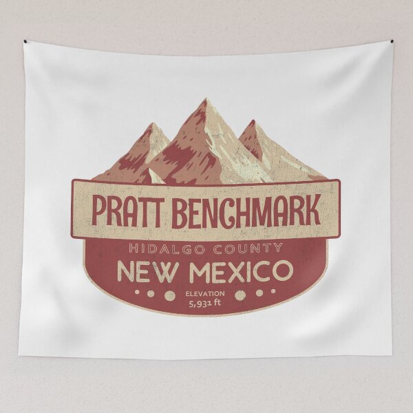 Item preview, Pratt Benchmark, Hidalgo County, New Mexico, Mountain Design designed and sold by Wanderful-roads.