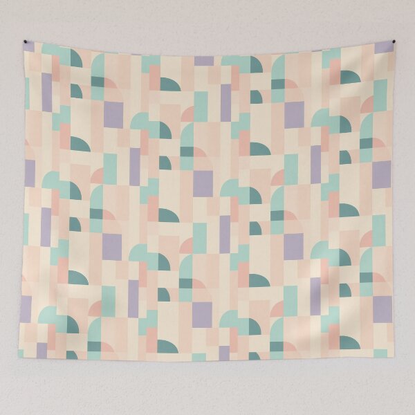 Item preview, Geometric Shapes, Abstract Pastel Modern, Light Theme,  Abstract Stylize, Repeated Texture Pattern (image size 8320x12480) designed and sold by Digital-Davinci.