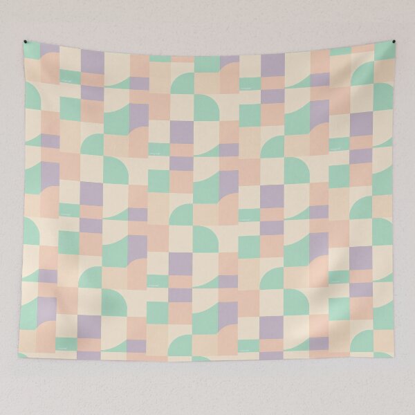 Item preview, Geometric Shapes, Abstract Pastel Modern, Light Theme,  Abstract Stylize, Repeated Texture Pattern (image size 8320x12480) designed and sold by Digital-Davinci.