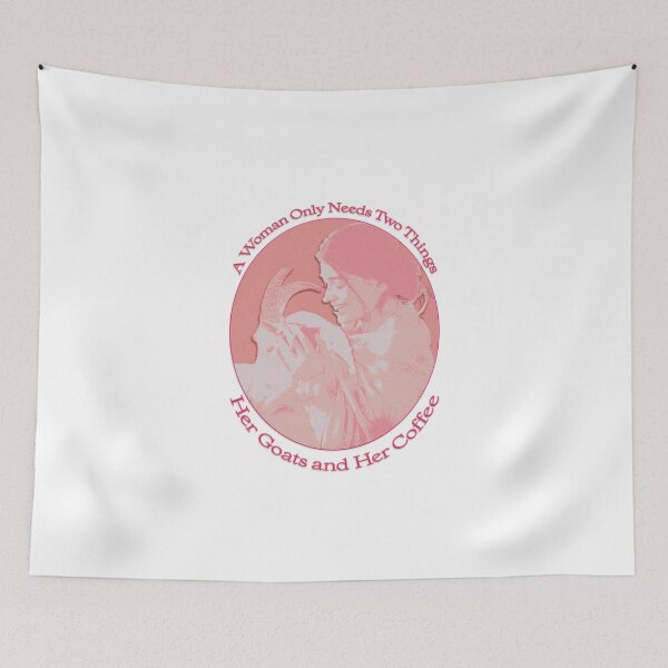 Item preview, A Woman only Needs Two Things: Her Goats and Her Coffee designed and sold by thedigitalrealm.