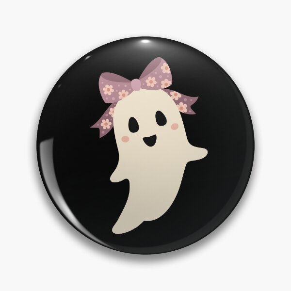 Item preview, Coquette Halloween Ghost with Bow designed and sold by Julza Art.