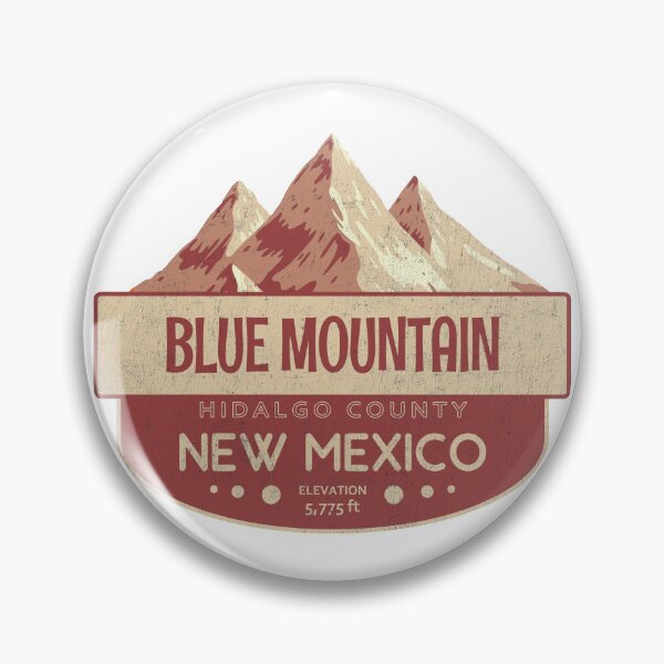 Item preview, Blue Mountain, Hidalgo County, New Mexico, Mountain Design designed and sold by Wanderful-roads.