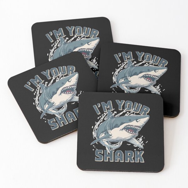 Item preview, I’m your shark cute dark attack sea vintage designed and sold by Tattoo-Shirt Designer .