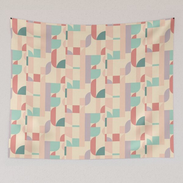 Item preview, Geometric Shapes, Abstract Pastel Modern, Light Theme,  Abstract Stylize, Repeated Texture Pattern (image size 8320x12480) designed and sold by Digital-Davinci.