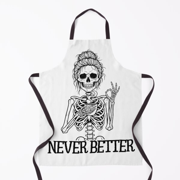 Item preview, Never Better Funny Skeleton Drinks Coffee Halloween designed and sold by thebest-2studio.