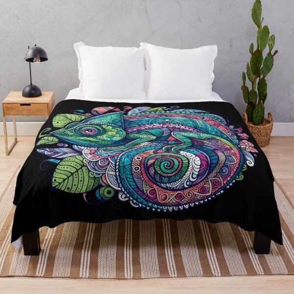 Item preview, Colorful Chameleon designed and sold by Funny Vintage Stickers And T-Shirts.