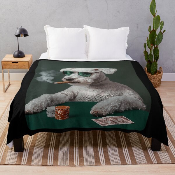 Item preview, Dog Smoking and Playing Poker designed and sold by BurnelRuais.