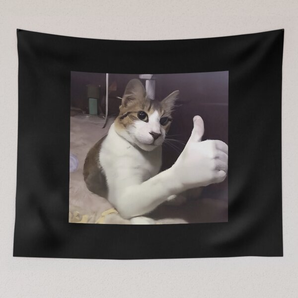 Item preview, Cat Thumbs Up designed and sold by BurnelRuais.