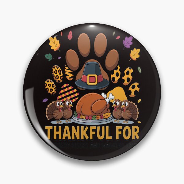 Item preview, Dog Paw Print Thanksgiving Day Plaid Leopard Print Autumn designed and sold by VladoZork.