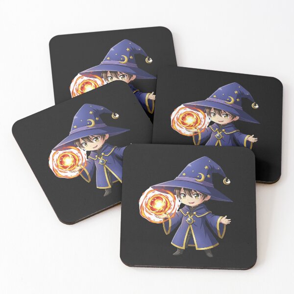 Item preview, The Little Fire Mage: Adorable Chibi Wizard Casting a Fiery Fireball Spell designed and sold by bvdesignart.