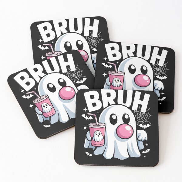 Item preview, Bruh Ghost Bubble Gum Funny Halloween Costume Spooky Season designed and sold by tabdejinti.