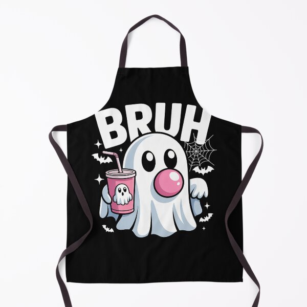 Item preview, Bruh Ghost Bubble Gum Funny Halloween Costume Spooky Season designed and sold by tabdejinti.