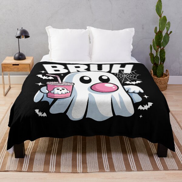 Item preview, Bruh Ghost Bubble Gum Funny Halloween Costume Spooky Season designed and sold by tabdejinti.